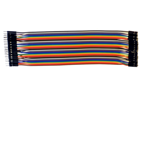 20cm 40p dupont cable male-female